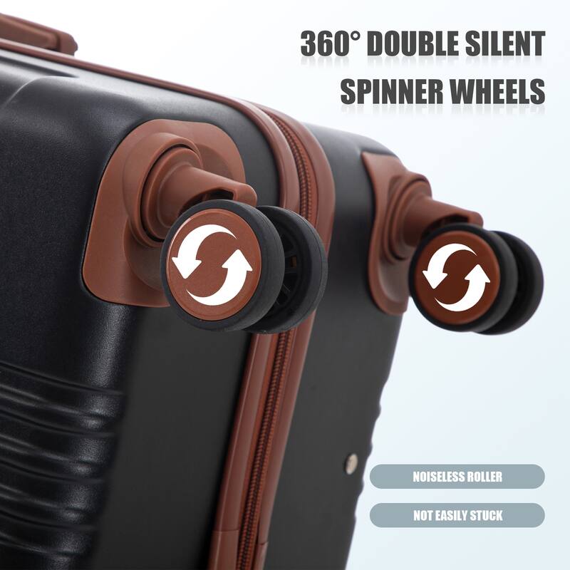 20"/24"/28" 3 pcs/set in ABS Spinner Wheel Luggage