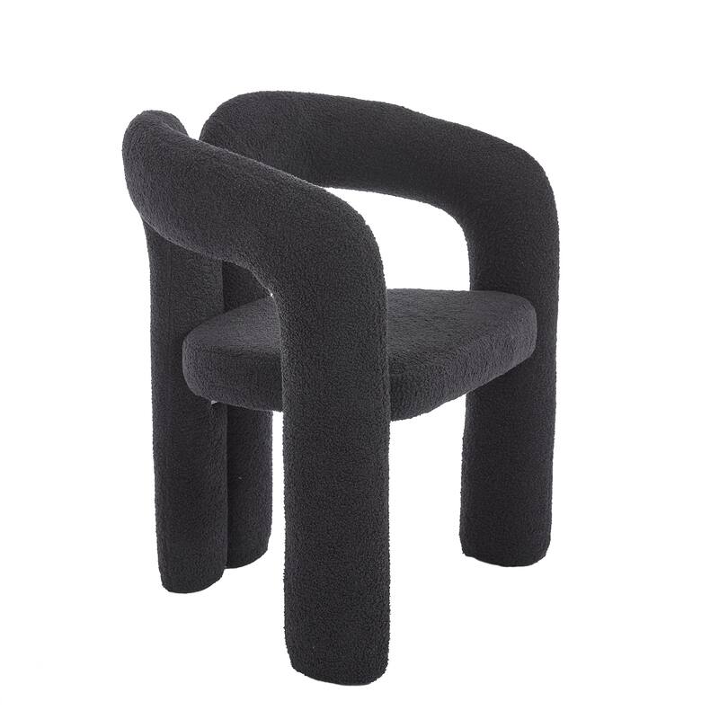 Contemporary Designed Fabric Upholstered Accent/Dining Chair /Barrel Side Chairs Kitchen Armchair set of 2