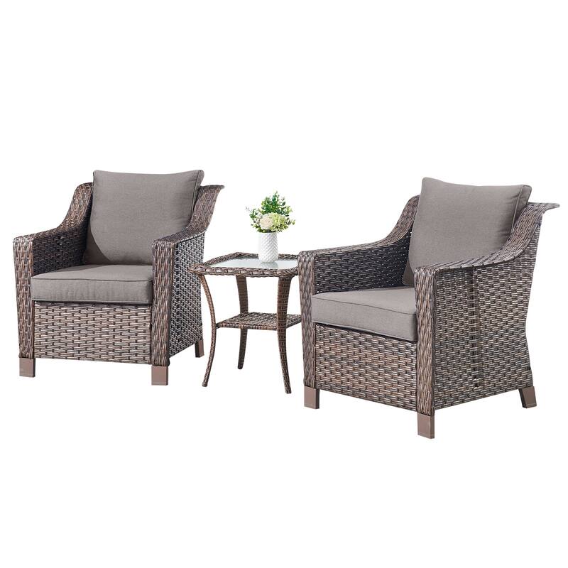 Outside Patio Sofa Chair with Cushions