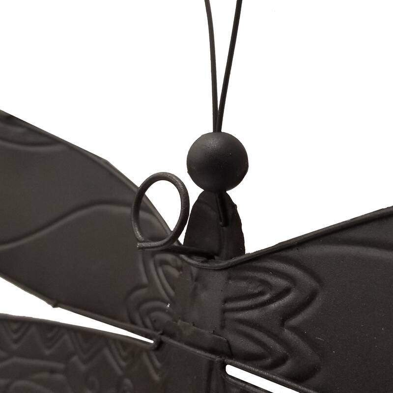 Dragonfly Wall Decor Red And Black