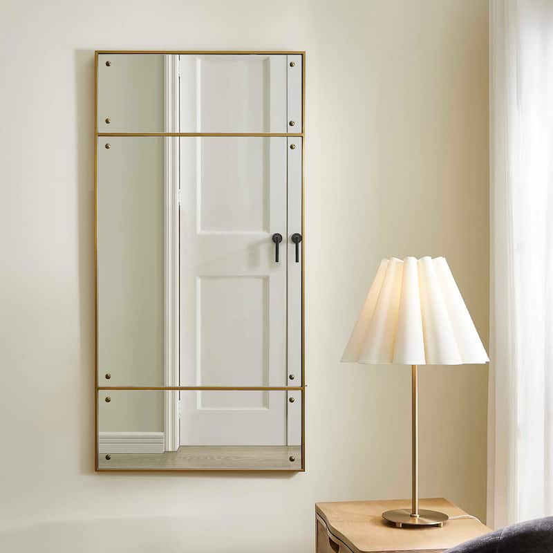 Uttermost Wrenton Brass Rectangular Mirror