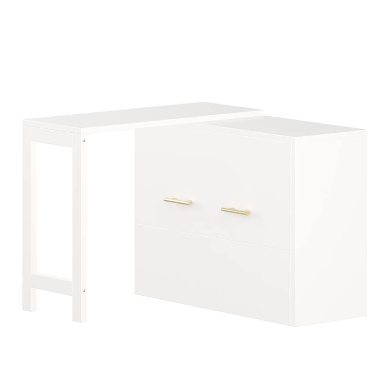 Twin Size Murphy Chest Dresser Bed with Desk and Foldable Cushion