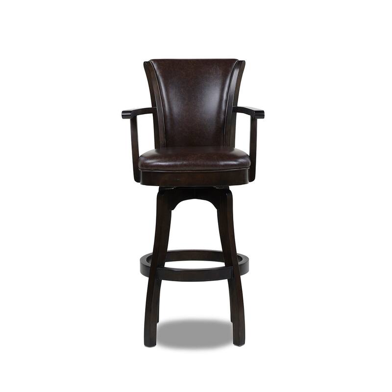 Swivel Bar Stool with Armrests
