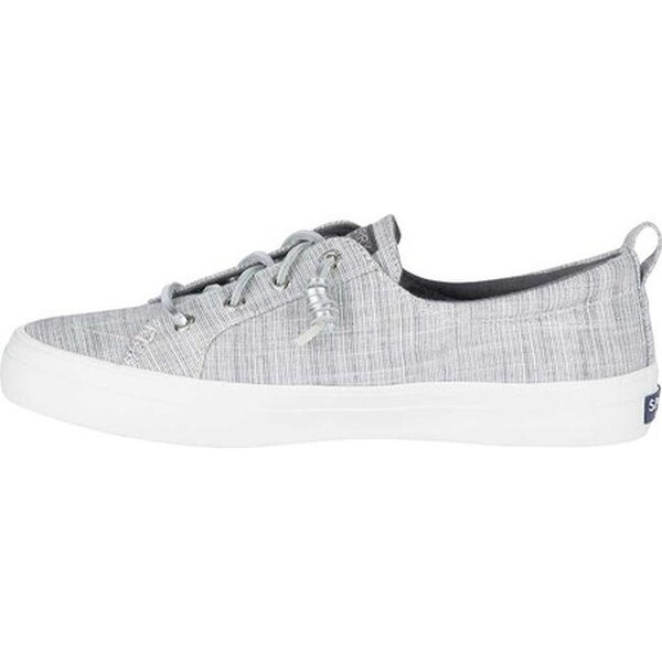 sperry crest vibe metallic silver