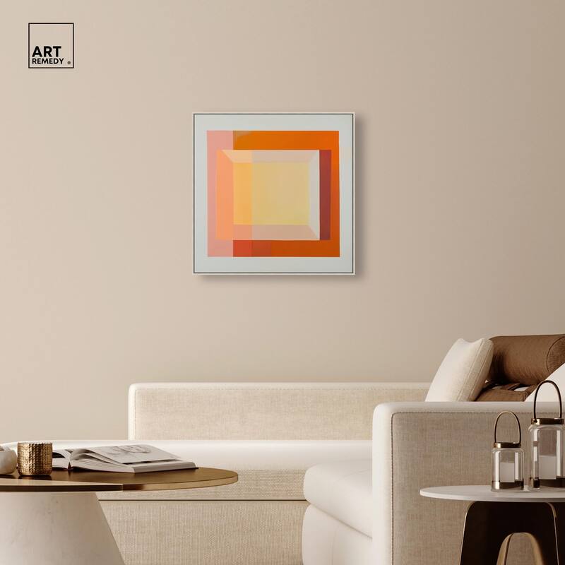 Minimal Color Blocks II Canvas by Art Remedy