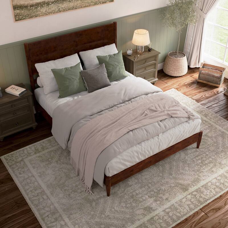Pasadena Solid Wood Low Profile Platform Bed