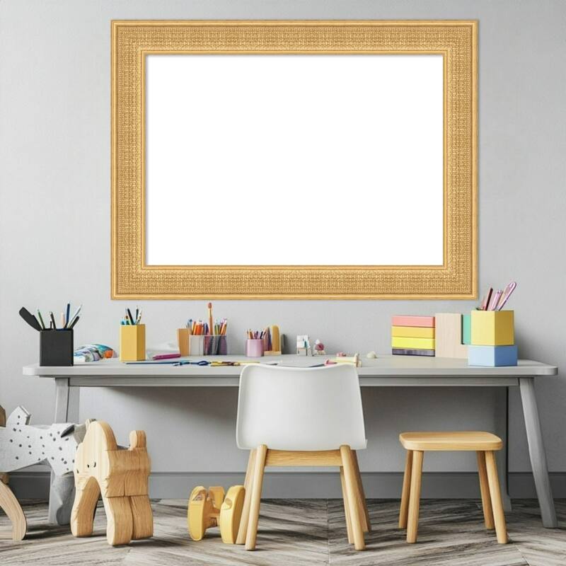 Amanti Art Trellis Gold Framed Dry Erase Magnetic Board