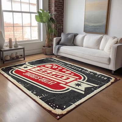 Premium Washable Super Soft Coffee Shop Vibes Mayfield Rug