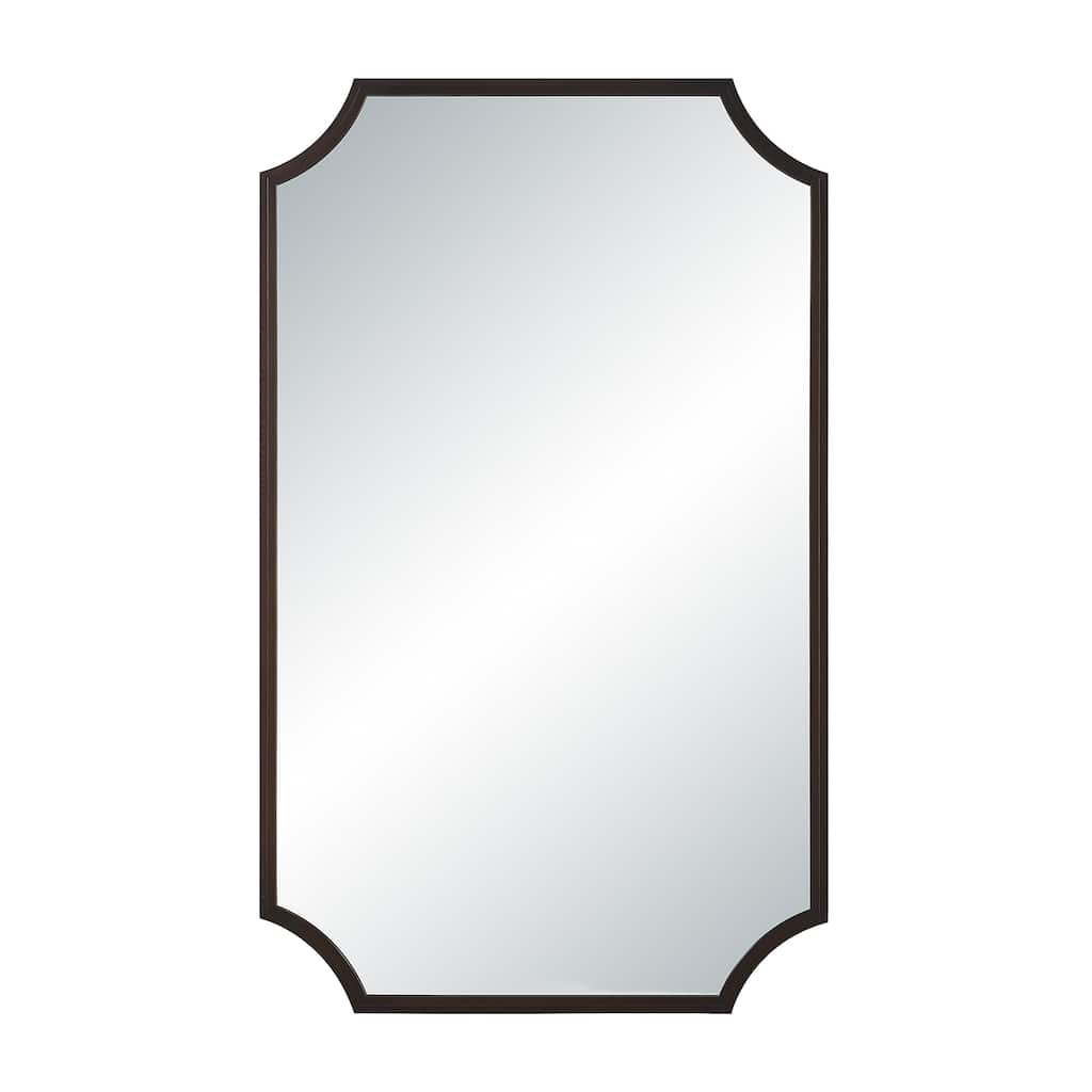 Renwil Torre 40" H x 24" W Wall Mirror, Brown