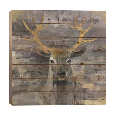 The Leader Print On Wood by Albena Hristova - Multi-Color