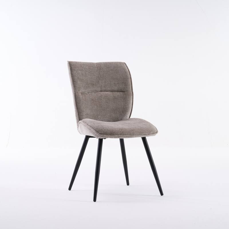 Dining Chairs Set of 2, Armless Kitchen Chairs, Soft Cushion