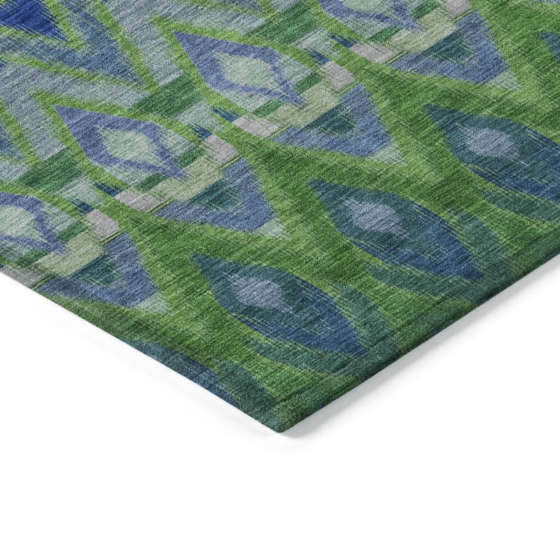 HomeRoots Southwestern Transitional Rectangle Outdoor Rug
