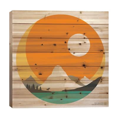 Glacier National Park Print On Wood by Jazzberry Blue - Multi-Color