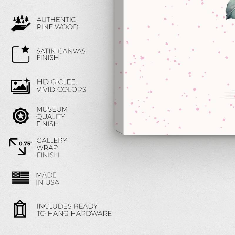 Wynwood Studio Canvas Floral and Botanical Flores y un Jarrón Pink and Rose Pink Farmhouse Wall Art Canvas Print