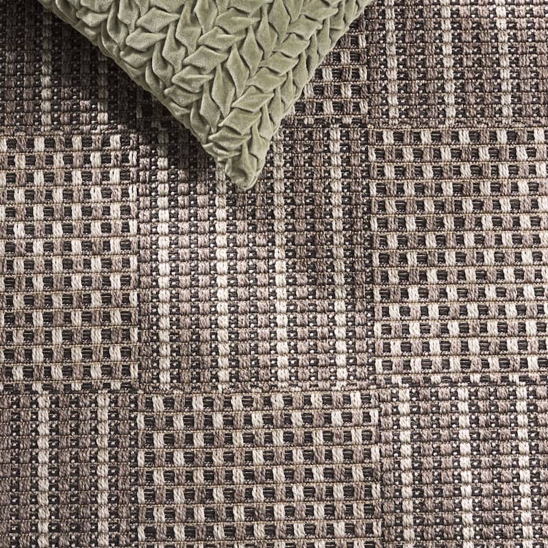 SAFAVIEH Sisal Thera All-Weather Indoor/Outdoor Waterproof Patio Backyard Rug