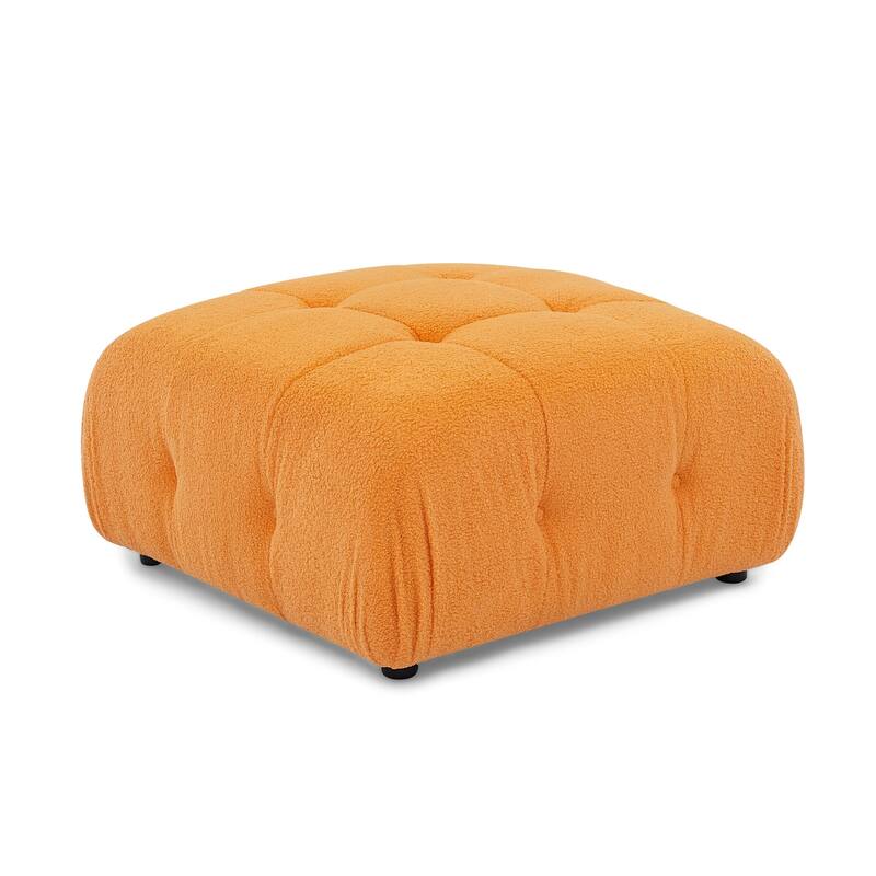 Modular Sectional Sofa L Shaped Couch with Reversible Ottoman