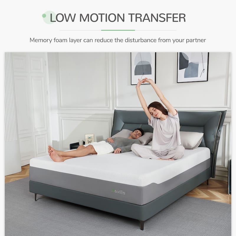 Novilla 10-inch Medium Cooling Gel Memory Foam Queen Mattress