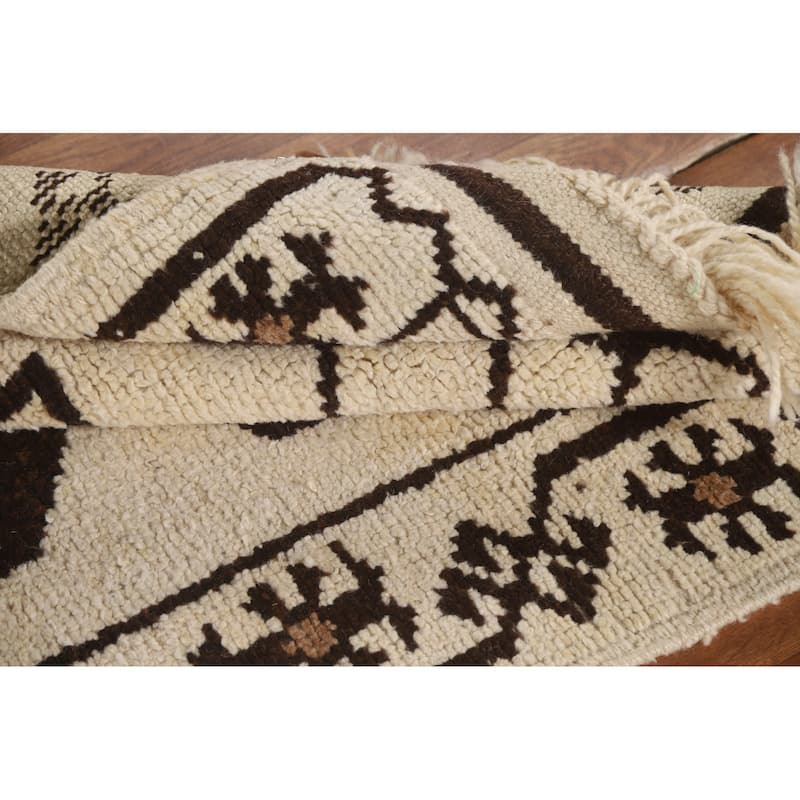 Anatolian Runner Rug Handmade Wool Carpet - 3'0"x 11'9"