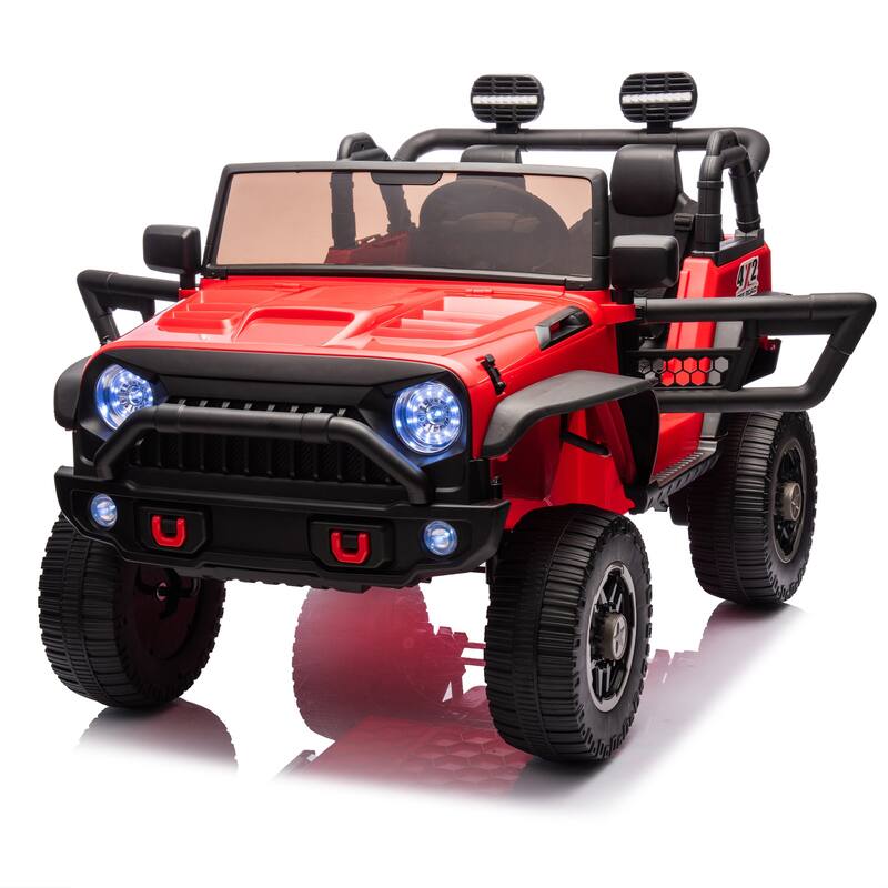 24V Ride-On Truck for Kids with Dual 200W Motors, Remote Control, Bluetooth & LED Lights