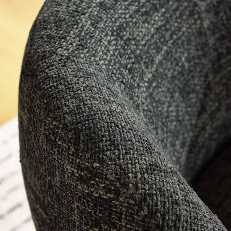 Vesta Chenille Fabric Upholstered Swivel Chair