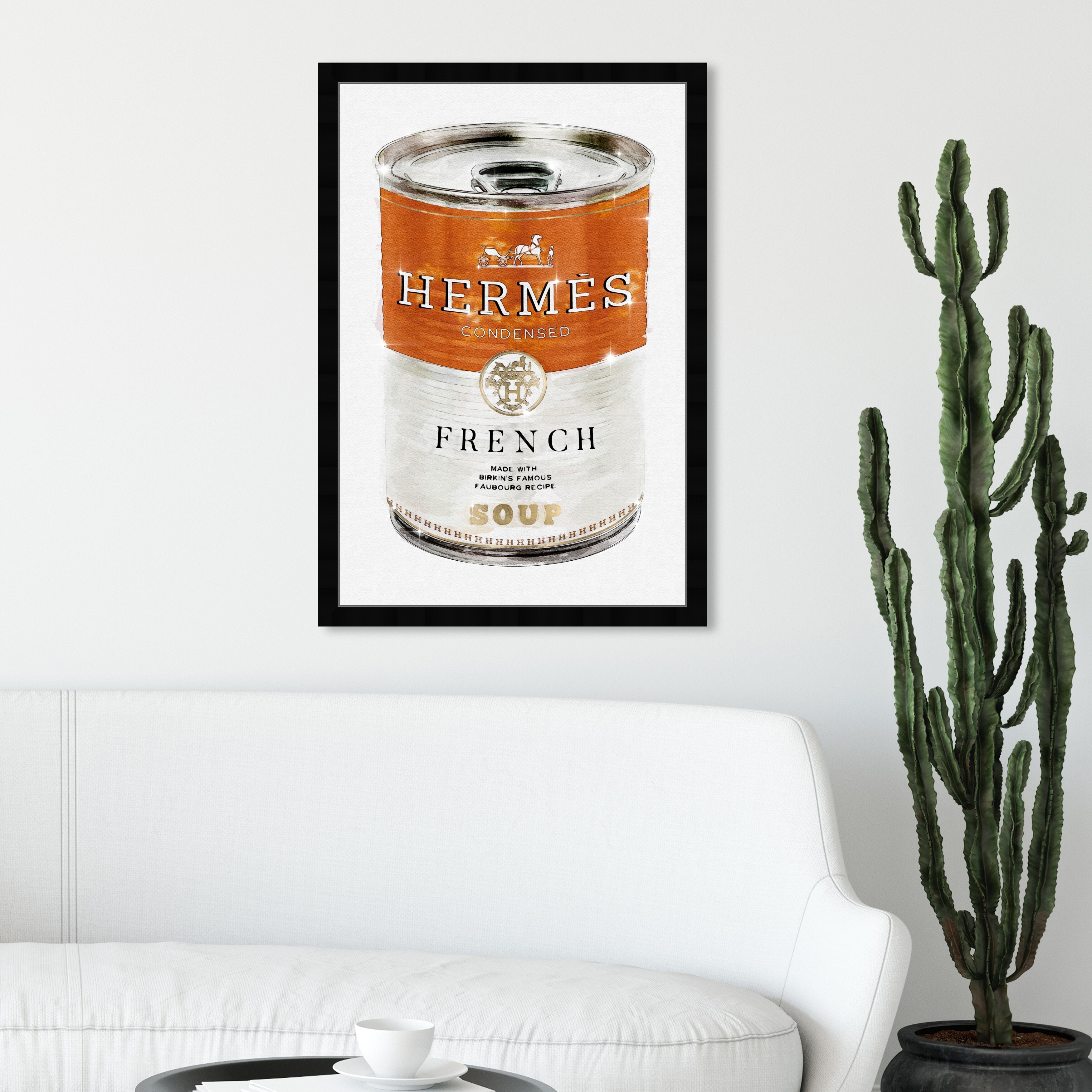 Oliver Gal 'French Luxe Soup' Fashion and Glam Framed Wall