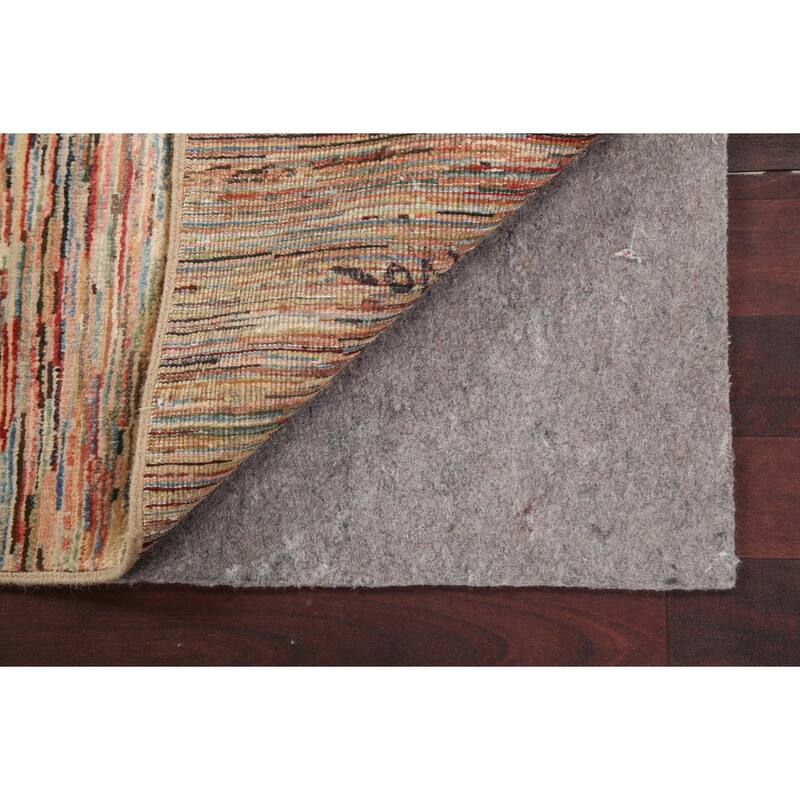 Striped Modern Gabbeh Kashkoli Oriental Area Rug Wool Handmade Carpet - 2'8" x 4'1"