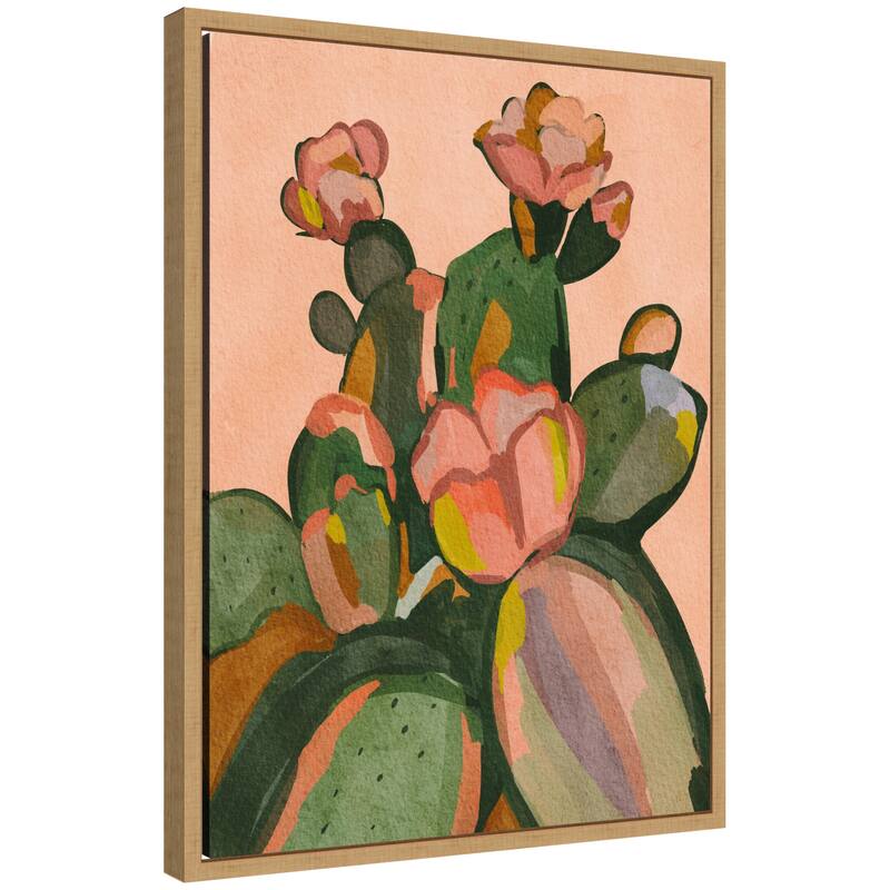 Kate and Laurel Sylvie Southwestern Dreams ll Framed Canvas by Nikita Jariwala - 18x24
