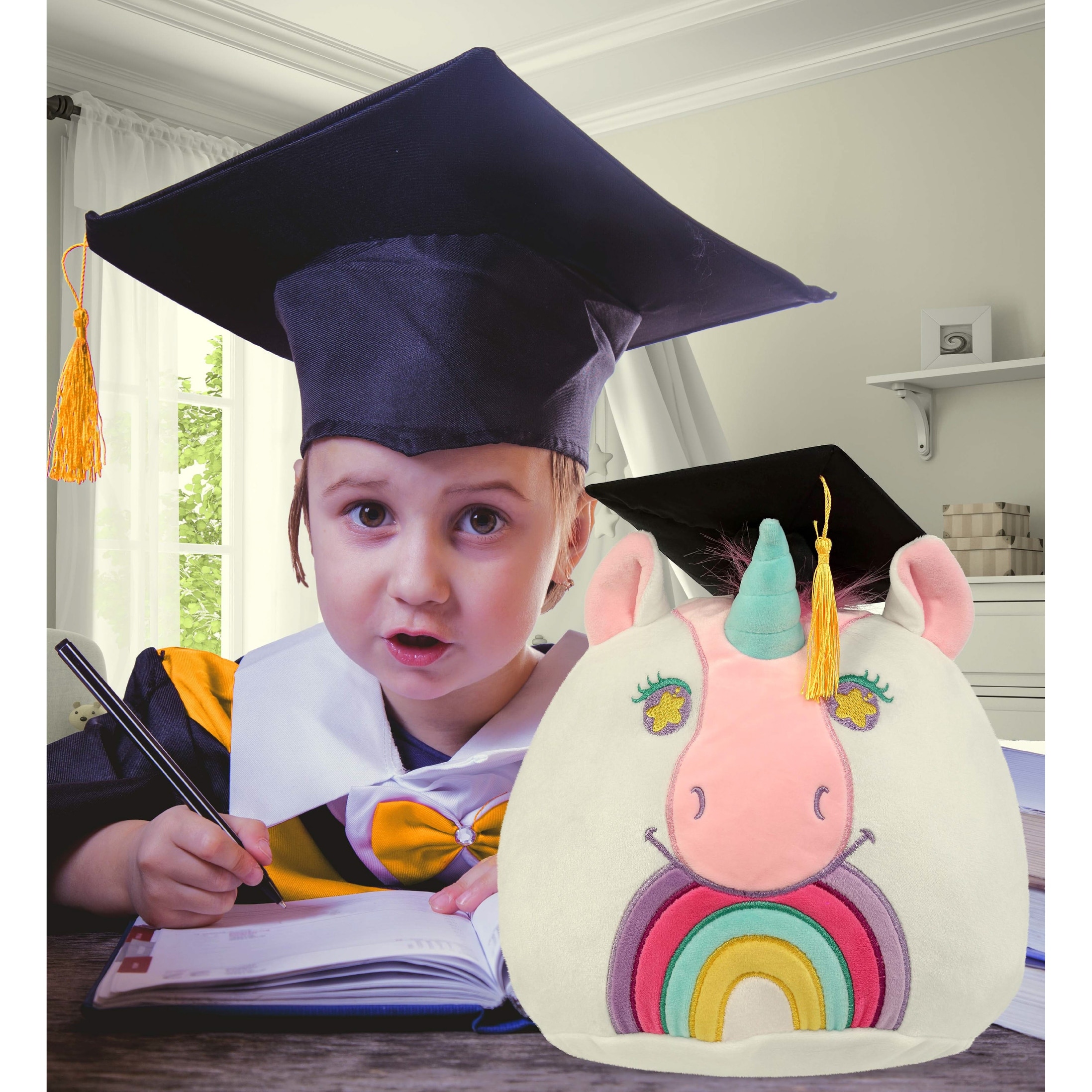 Graduation unicorn stuffed animal discount
