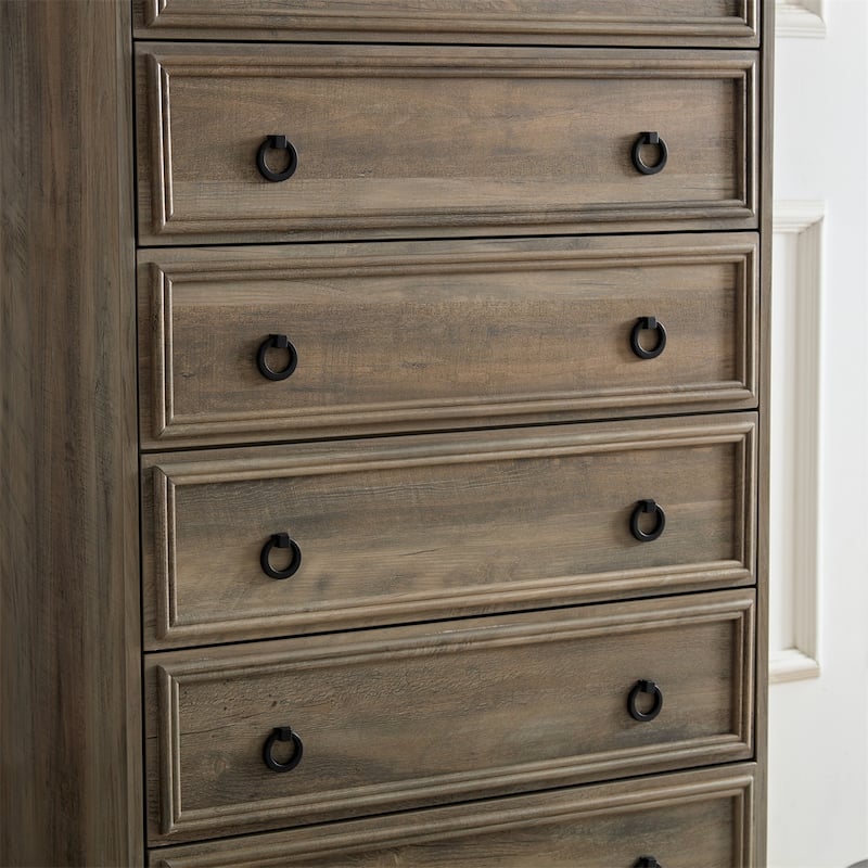 6 Drawer Dresser,Dressers for Bedroom,Tall Chest of Drawers Closet