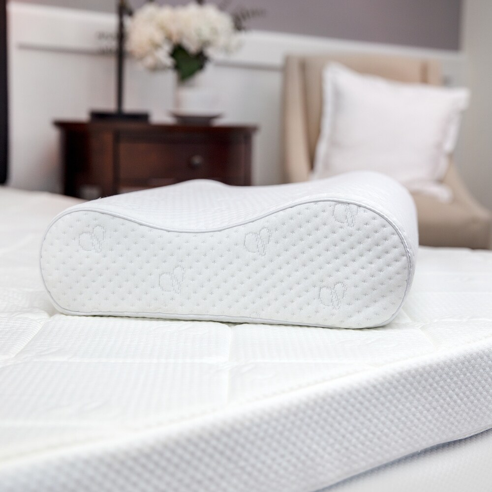 جاف سيرك لمحة  Medium-Firm, Memory Foam Bed Pillows - Overstock