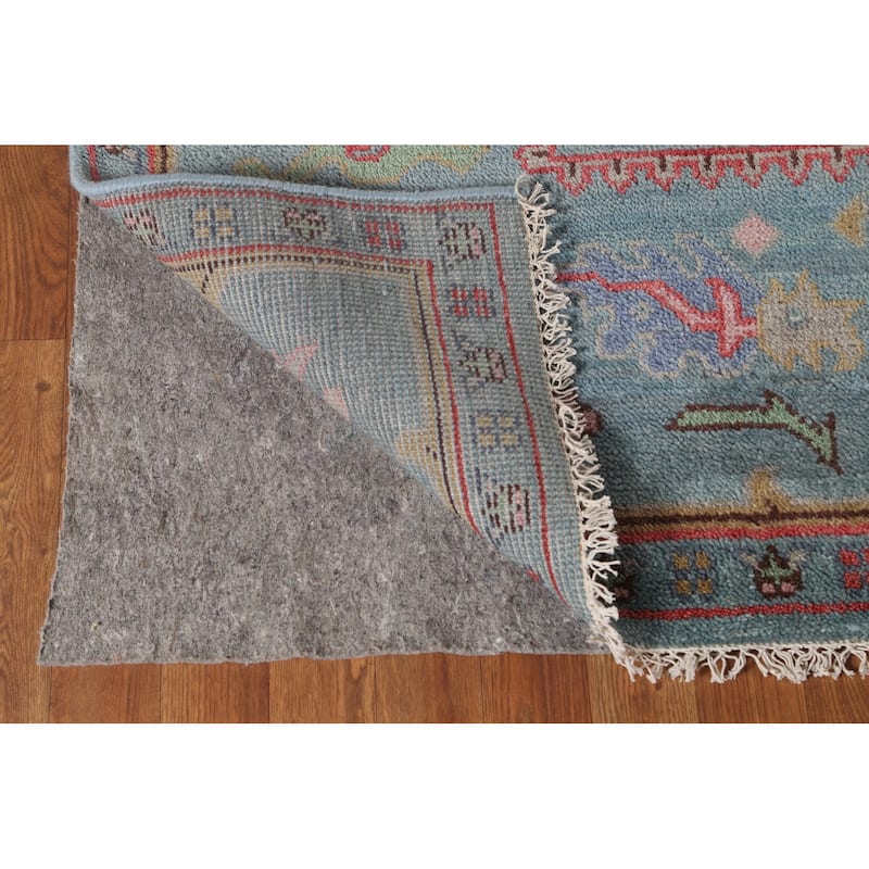 All-Over Oushak Oriental Area Rug Hand-Knotted Wool Carpet - 8'2"x 9'10"