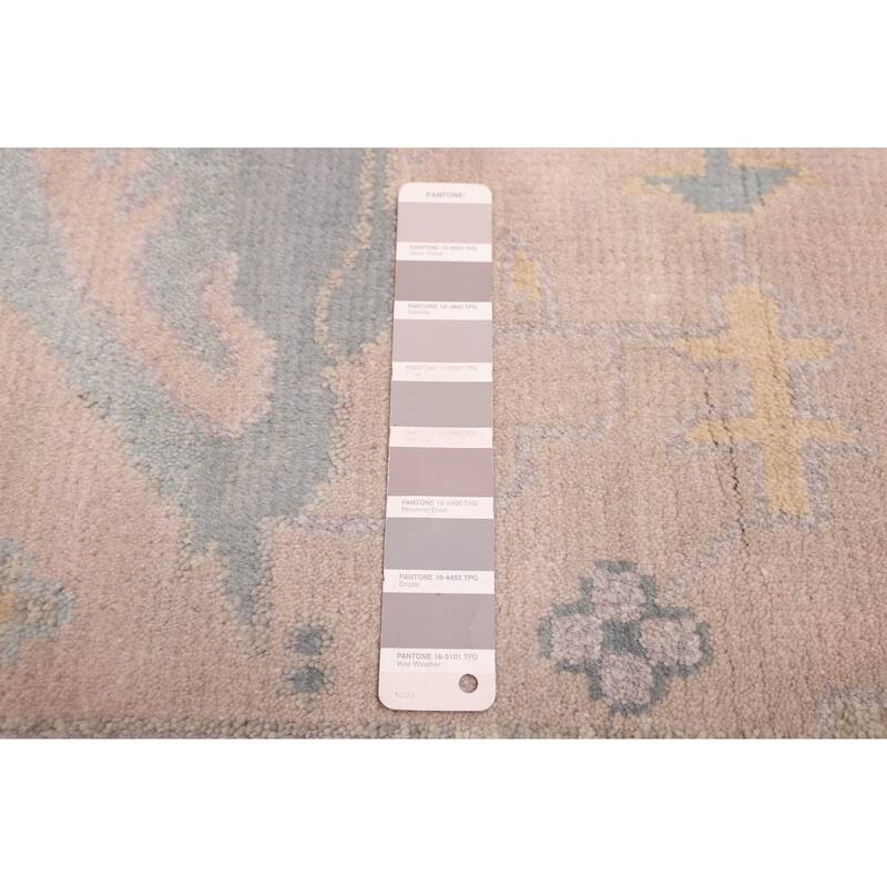 ECARPETGALLERY Hand-knotted Royal Oushak Taupe Wool Rug - 8'1 x 10'0