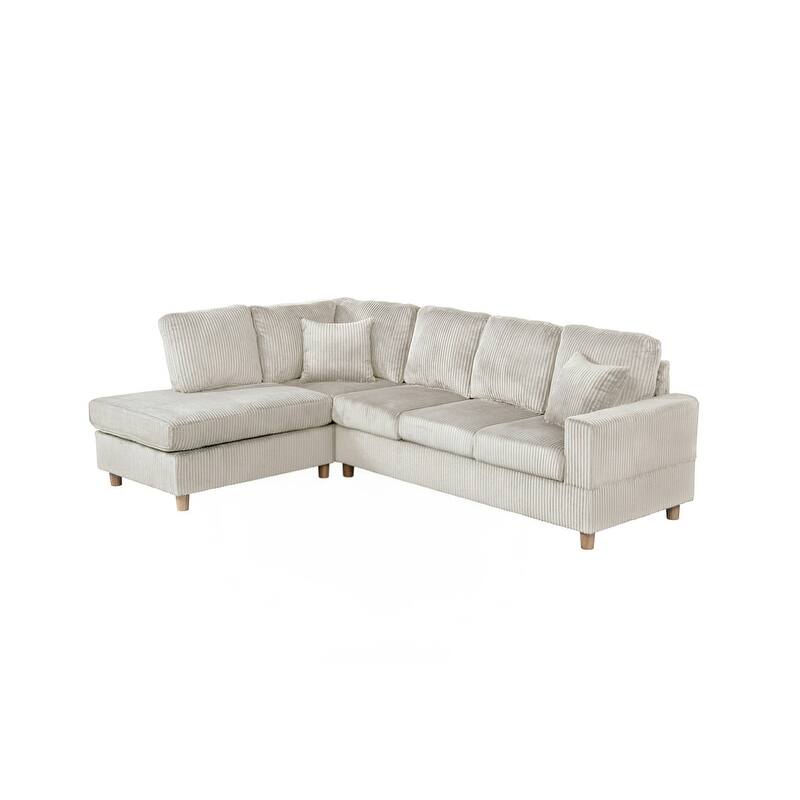 Best Quality Furniture 3-Piece Sectional - 7'9" x 10'6"