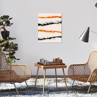 Wynwood Studio Canvas Abstract Wicks to light the candles Black Modern & Contemporary Wall Art Canvas Print