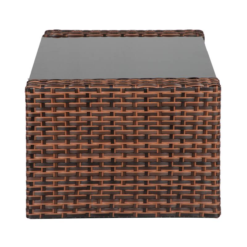 Grandview Outdoor 4-piece Brown Patio Conversation Set with Cushions