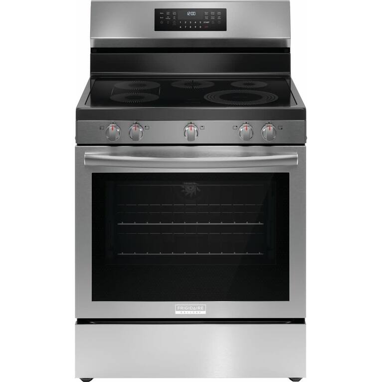 Frigidaire GCRE3060B Gallery 30" Wide 5.3 Cu. Ft. Free Standing - Stainless Steel