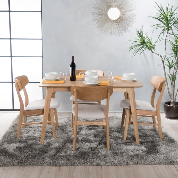 Yolanda 5 piece solid wood dining set deals