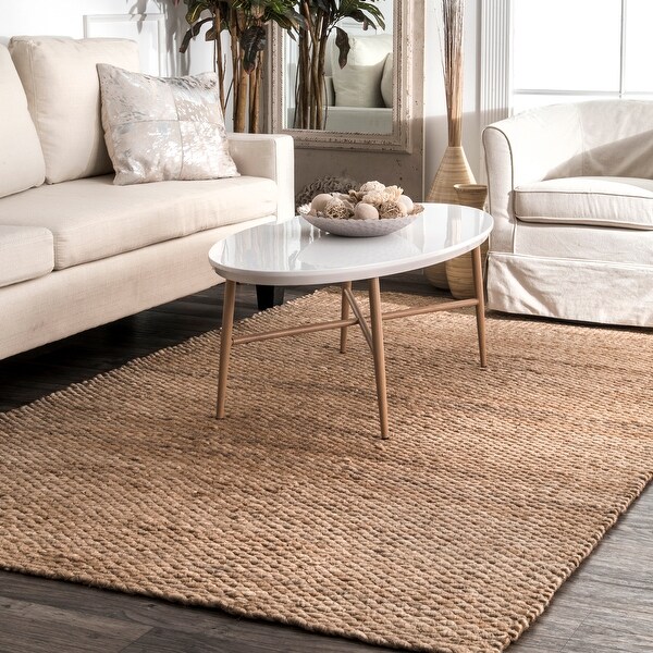 nuLOOM Jute Area Rug. Opens flyout.