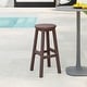 preview thumbnail 59 of 97, Laguna Hdpe All Weather Outdoor Patio 29" Round Bar Stool