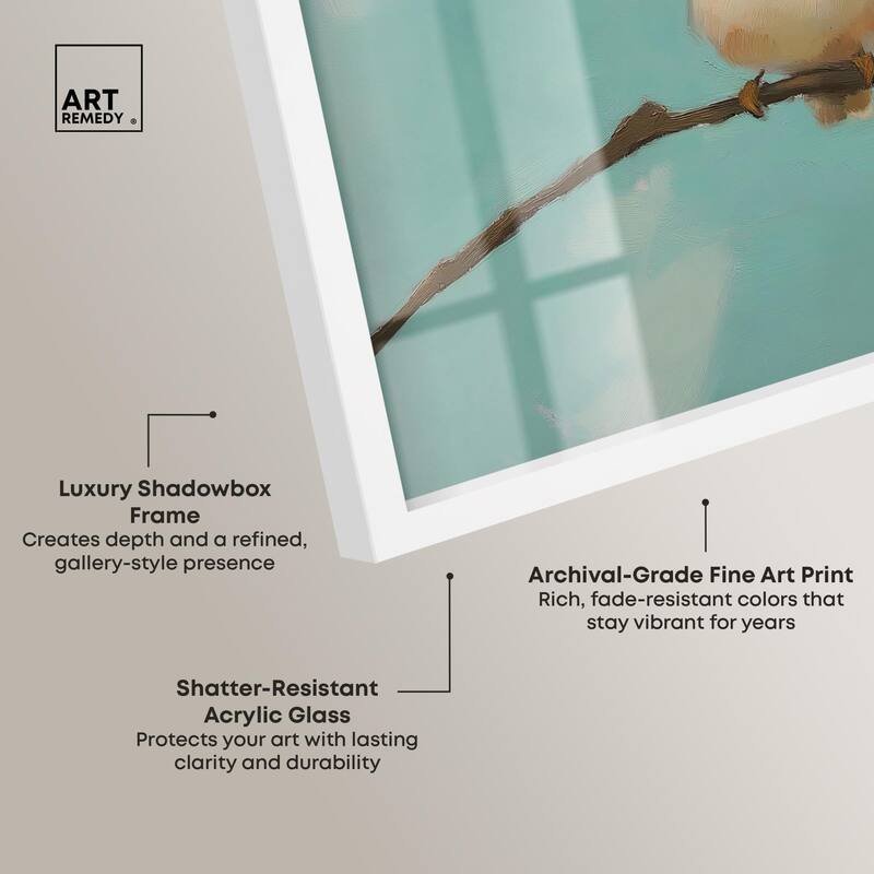 Azure Avian Shadowbox by Art Remedy