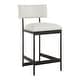 preview thumbnail 3 of 4, Uttermost Apsley Black Counter Stool - 18"W x 22.5"D x 37"H