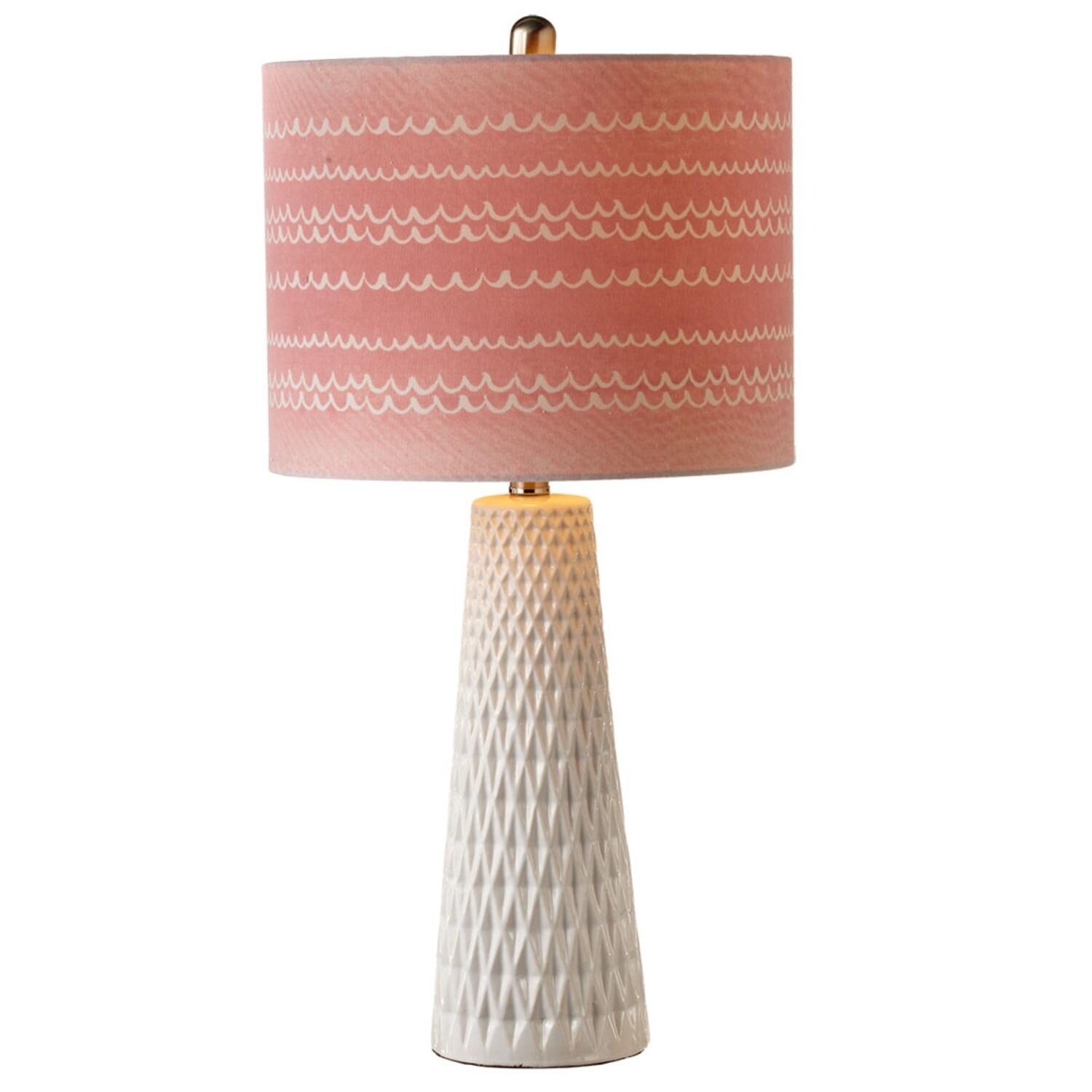 dusty pink table lamp