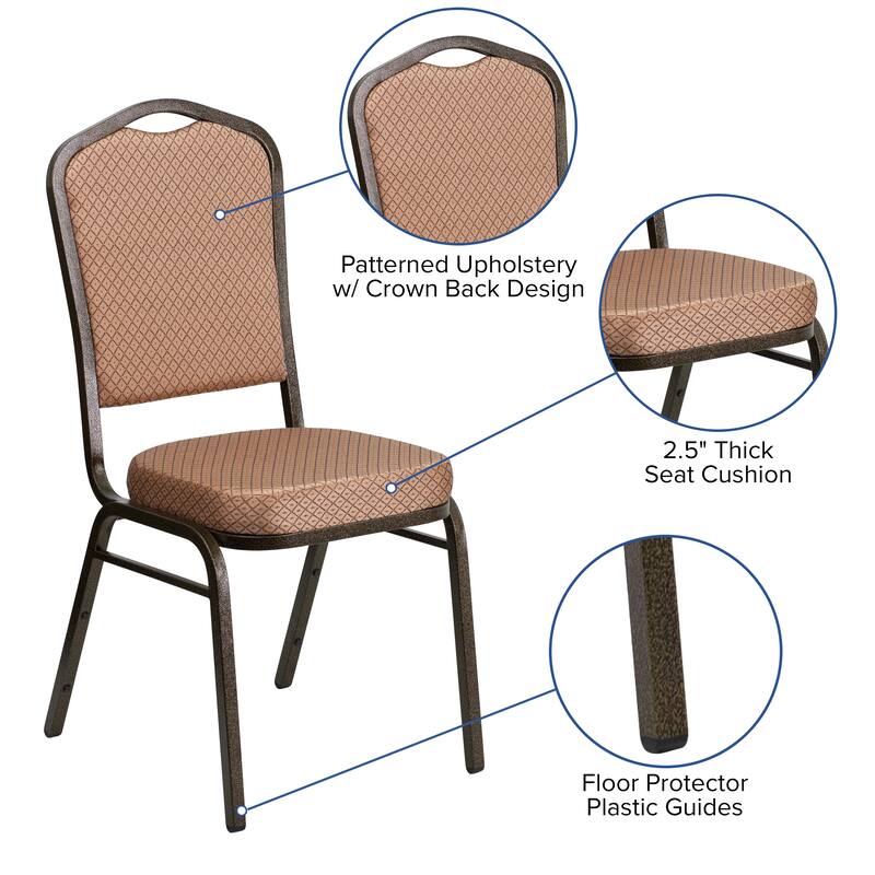Crown Back Stacking Banquet Chair