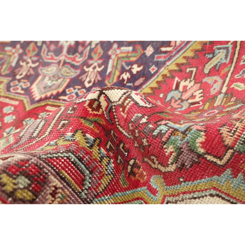 ECARPETGALLERY Hand-knotted Antalya Vintage Red Wool Rug - 6'10 x 9'7