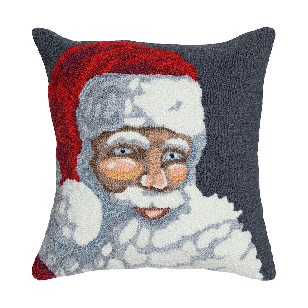 Liora Manne Frontporch Santa Indoor/Outdoor Pillow