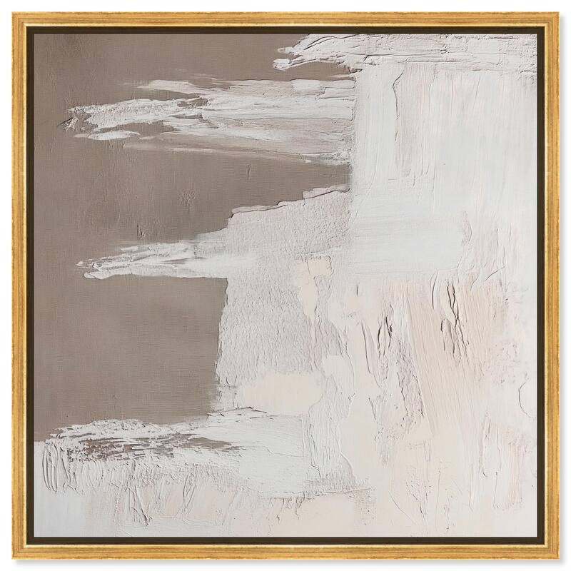 Art of Greige II Canvas by Art Remedy - 12" x 12" - Gold