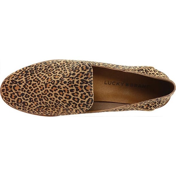 lucky brand cahill flat leopard