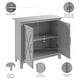 preview thumbnail 4 of 15, Key West Small Storage Cabinet with Doors by Bush Furniture