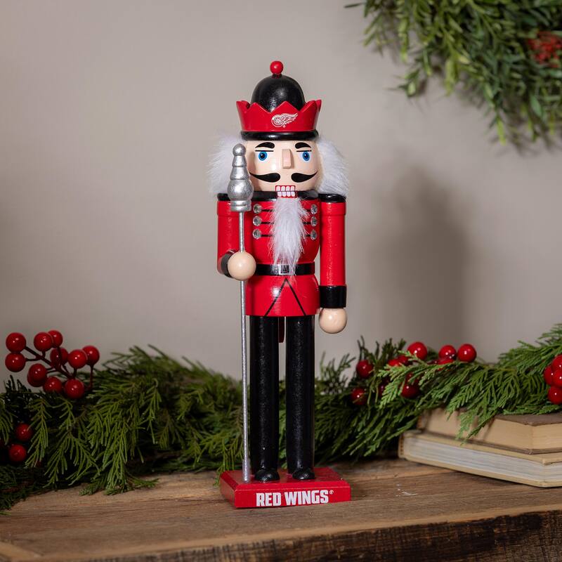 Nutcracker Statue, Detroit Red Wings - 14.37''W x 9.84''H x 14.57