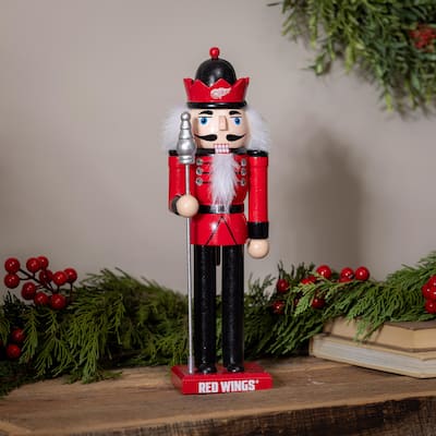 Nutcracker Statue, Detroit Red Wings - 14.37''W x 9.84''H x 14.57